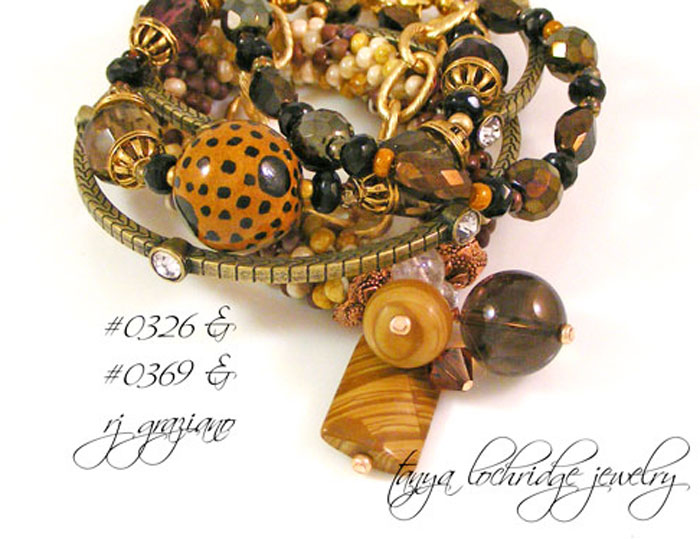 Kazuri Bead Leopard Bracelet