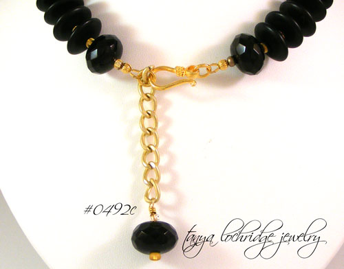 Onyx & Gold Vermeil Necklace