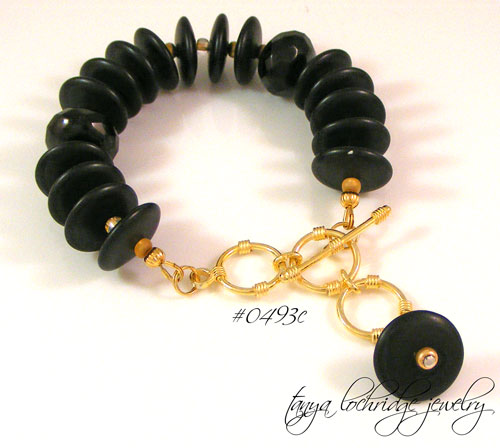 Onyx & Gold Vermeil Bracelet