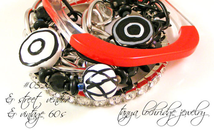 Kazuri Bead Black & White Collection Multi-Strand Bracelet