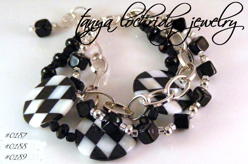 Mother-of-Pearl & Onyx Bracelet