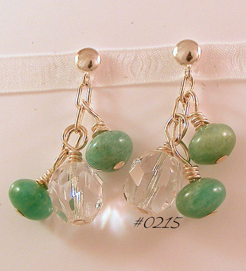 Amazonite Sterling Silver Earrings