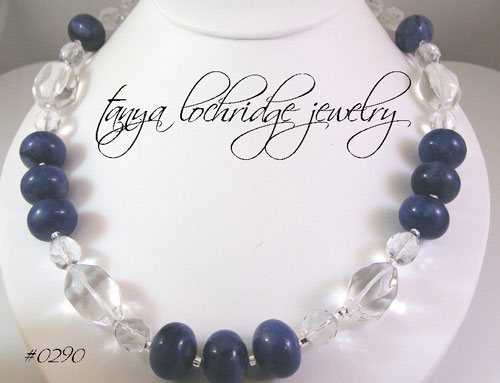 Sodalite & Crystal Quartz Necklace