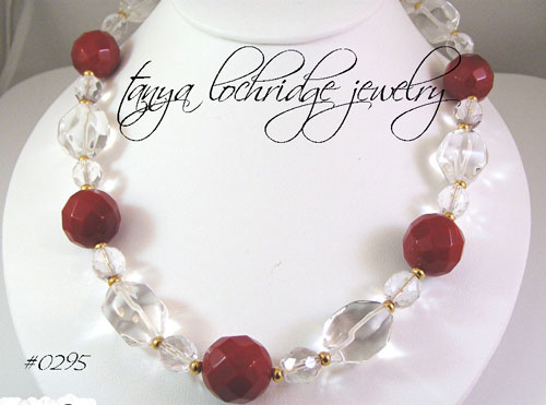 Carnelian & Crystal Quartz Necklace