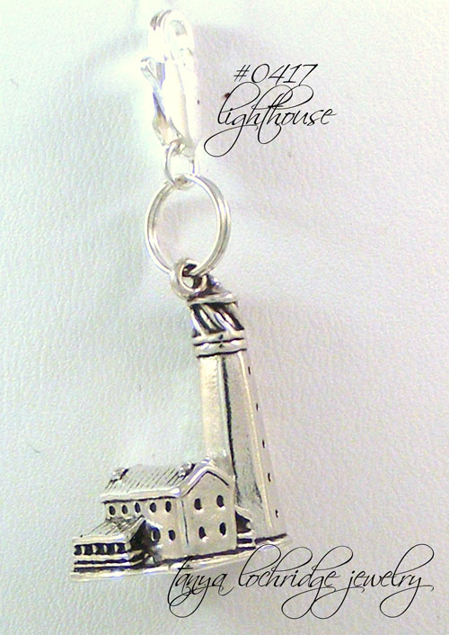 Lighthouse Sterling Silver Charm
