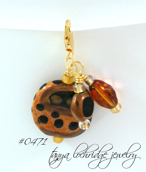 Kazuri Tribal Bead Charm