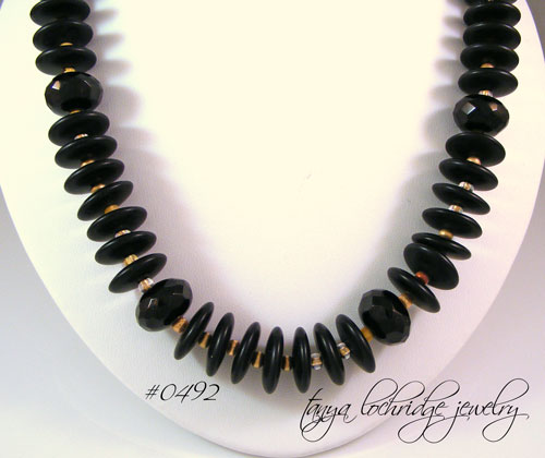 Onyx & Gold Vermeil Necklace