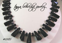 Black Crystal Quartz Necklace