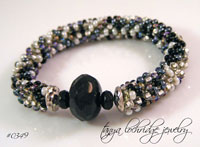 Black & White Soft Bangle Bracelet