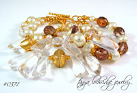 "Pop the Bubbly" Crystal Quartz Bracelet