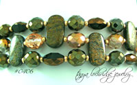Bronzite Cuff Style Bracelet