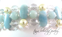 Amazonite Cuff Style Bracelet