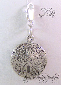 Sand Dollar Sterling Silver Charm