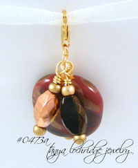 Kazuri African Sunset Kalahari Bead Charm