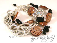 Brown & Black Mother-of-Pearl Bracelet