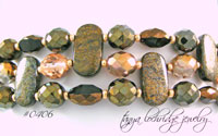 Bronzite Gemstone Cuff Style Bracelet
