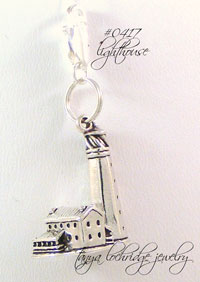 Lighthouse Sterling Silver Charm